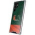University of Miami Hurricanes Flag Galaxy S22 Ultra Clear Case