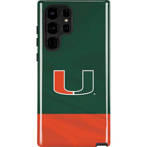 University of Miami Hurricanes Flag Galaxy S22 Ultra Pro Case