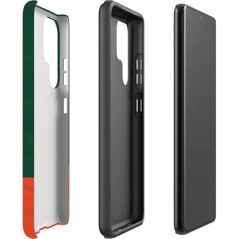 University of Miami Hurricanes Flag Galaxy S22 Ultra Pro Case