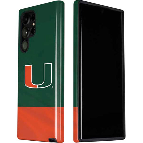 University of Miami Hurricanes Flag Galaxy S22 Ultra Pro Case