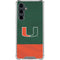University of Miami Hurricanes Flag Galaxy S23 FE Clear Case