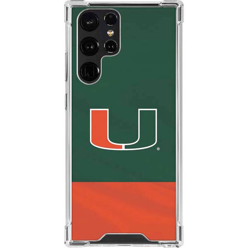 University of Miami Hurricanes Flag Galaxy S24 Ultra Clear Case