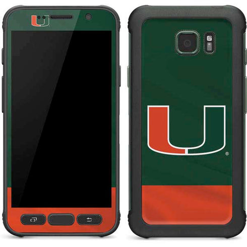 University of Miami Hurricanes Flag Galaxy S7 Active Skin