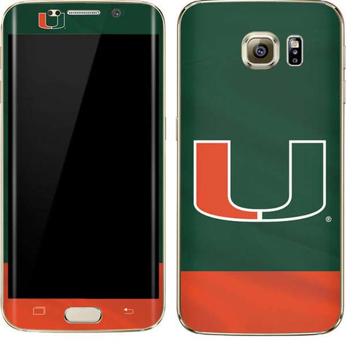 University of Miami Hurricanes Flag Galaxy S7 Edge Skin