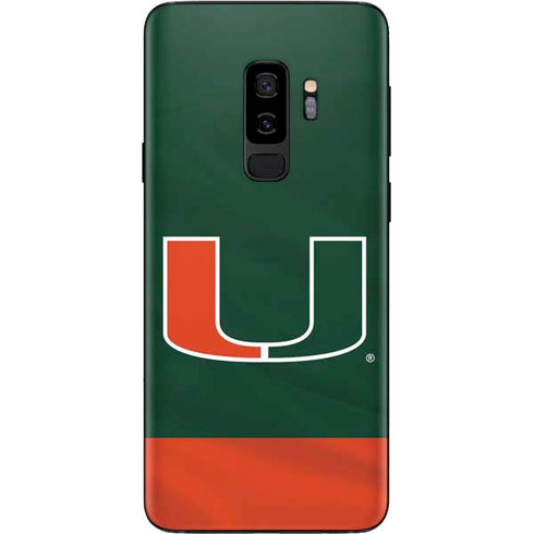 University of Miami Hurricanes Flag Galaxy S9 Plus Skin