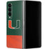 University of Miami Hurricanes Flag Galaxy Z Fold4 5G Skin