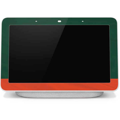 University of Miami Hurricanes Flag Google Home Hub Skin