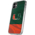 University of Miami Hurricanes Flag iPhone 11 Clear Case