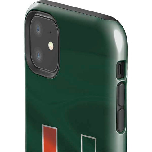 University of Miami Hurricanes Flag iPhone 11 Impact Case