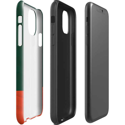 University of Miami Hurricanes Flag iPhone 11 Impact Case