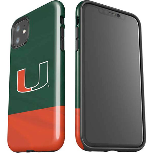 University of Miami Hurricanes Flag iPhone 11 Impact Case