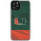 University of Miami Hurricanes Flag iPhone 11 Pro Clear Case