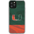 University of Miami Hurricanes Flag iPhone 11 Pro Clear Case