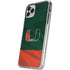 University of Miami Hurricanes Flag iPhone 11 Pro Clear Case