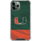 University of Miami Hurricanes Flag iPhone 11 Pro Max Clear Case