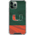 University of Miami Hurricanes Flag iPhone 11 Pro Max Clear Case