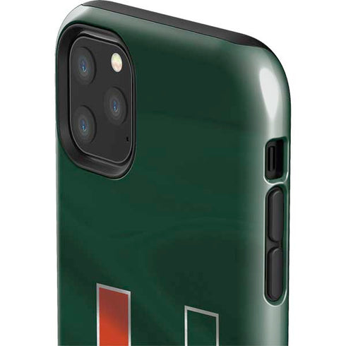 University of Miami Hurricanes Flag iPhone 11 Pro Max Impact Case