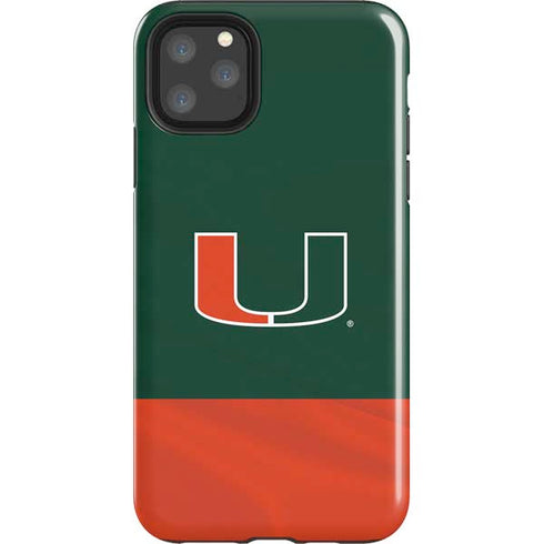 University of Miami Hurricanes Flag iPhone 11 Pro Max Impact Case