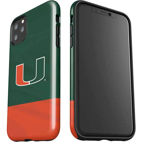 University of Miami Hurricanes Flag iPhone 11 Pro Max Impact Case