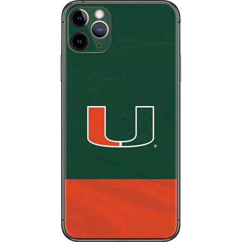 University of Miami Hurricanes Flag iPhone 11 Pro Max Skin