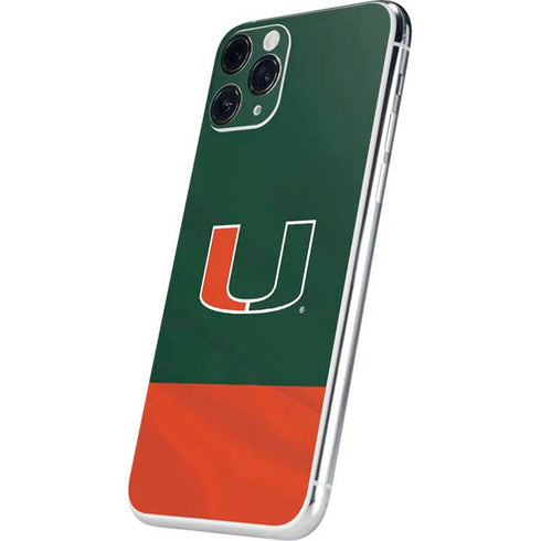 University of Miami Hurricanes Flag iPhone 11 Pro Skin