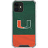 University of Miami Hurricanes Flag iPhone 12 Clear Case