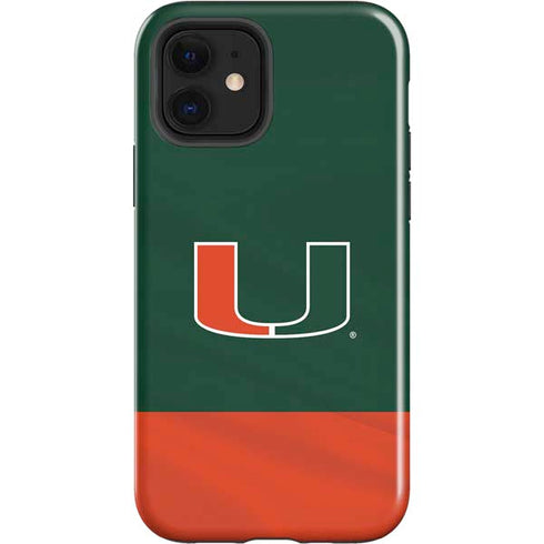 University of Miami Hurricanes Flag iPhone 12 Impact Case