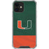 University of Miami Hurricanes Flag iPhone 12 Mini Clear Case