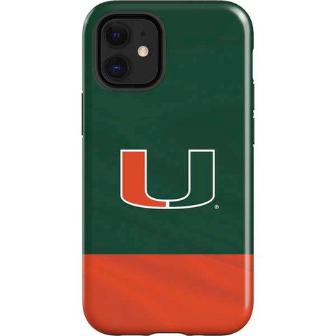 University of Miami Hurricanes Flag iPhone 12 Mini Impact Case