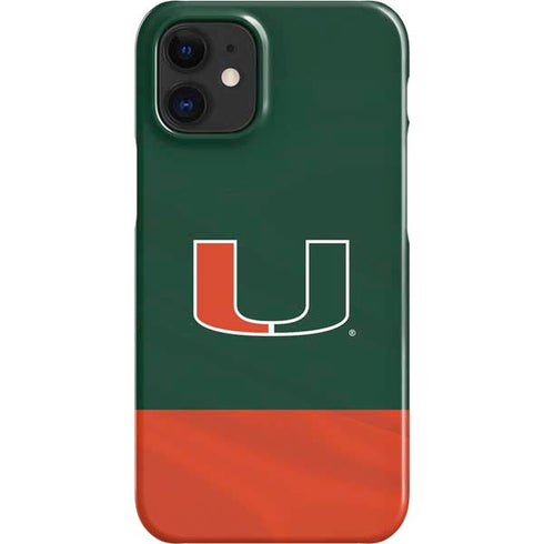 University of Miami Hurricanes Flag iPhone 12 Mini Lite Case