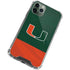 University of Miami Hurricanes Flag iPhone 12 Pro Clear Case