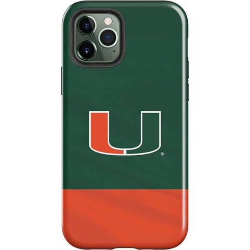 University of Miami Hurricanes Flag iPhone 12 Pro Impact Case