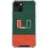University of Miami Hurricanes Flag iPhone 13 Mini Clear Case