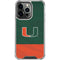 University of Miami Hurricanes Flag iPhone 13 Pro Clear Case