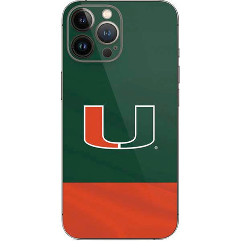 University of Miami Hurricanes Flag iPhone 13 Pro Max Skin