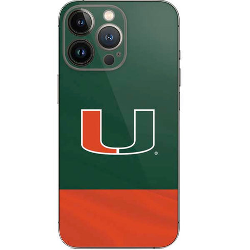 University of Miami Hurricanes Flag iPhone 13 Pro Skin