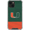 University of Miami Hurricanes Flag iPhone 14 Clear Case