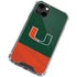 University of Miami Hurricanes Flag iPhone 14 Clear Case