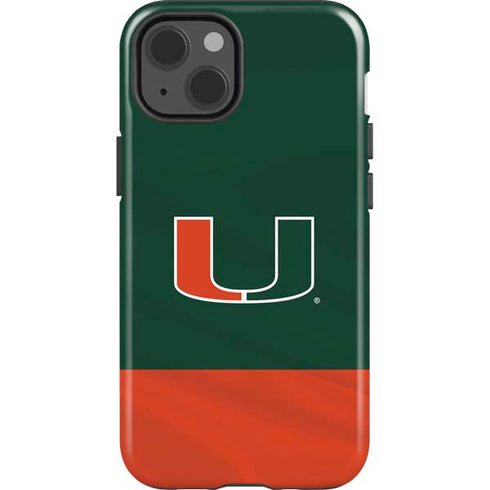 University of Miami Hurricanes Flag iPhone 14 Impact Case