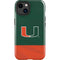University of Miami Hurricanes Flag iPhone 14 Plus Impact Case