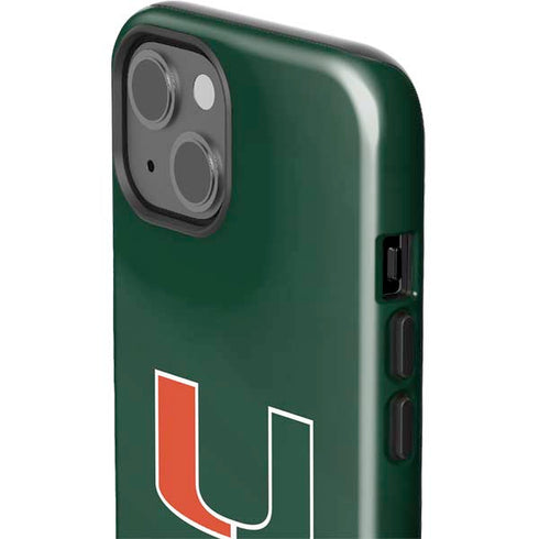 University of Miami Hurricanes Flag iPhone 14 Plus Impact Case