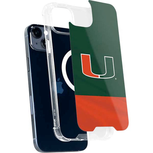 University of Miami Hurricanes Flag iPhone 15 Plus MagSafe Case
