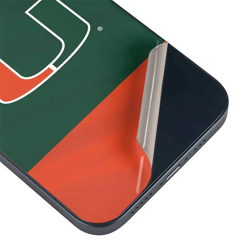 University of Miami Hurricanes Flag iPhone 14 Plus Skin