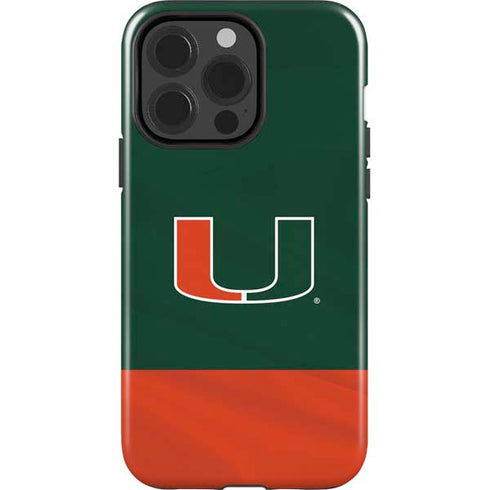 University of Miami Hurricanes Flag iPhone 14 Pro Impact Case