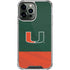 University of Miami Hurricanes Flag iPhone 14 Pro Max Clear Case