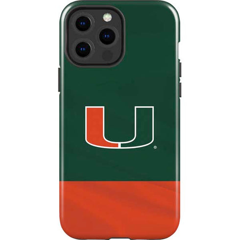 University of Miami Hurricanes Flag iPhone 15 Pro Max Impact Case