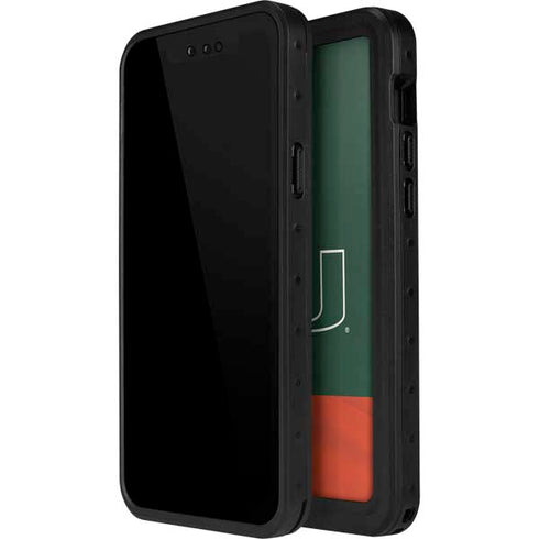 University of Miami Hurricanes Flag iPhone 14 Pro Max Waterproof Case