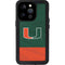 University of Miami Hurricanes Flag iPhone 14 Pro Waterproof Case