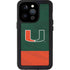 University of Miami Hurricanes Flag iPhone 14 Pro Waterproof Case