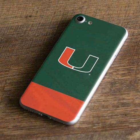 University of Miami Hurricanes Flag iPhone 7 Skin